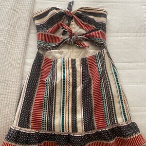 Tularosa Striped Mini Dress